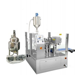 Автоматско претходно подготвено пакување за заптивка за полнење на кеси со пистинско полнење за течност и паста