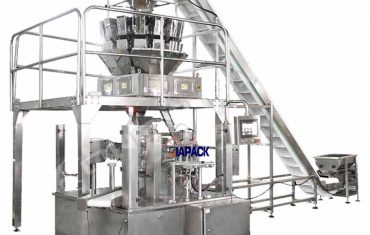 Автоматска ротирачка дој торба со машина за запечатување на пакување со патент