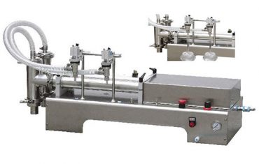 двојна глава течност за полнење на клипот