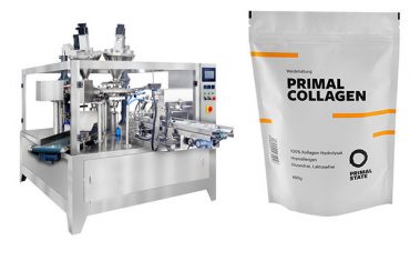 Автоматска машина за пакување прашок за торбичка со патент