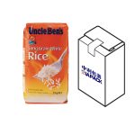 Торба со рамно дно со горно означување за жито