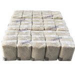 Автоматско рамно дно со горната кеса за налепници што формира машина за пакување за полнење жито