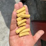 Машина за вагање со појас со двојна корпа